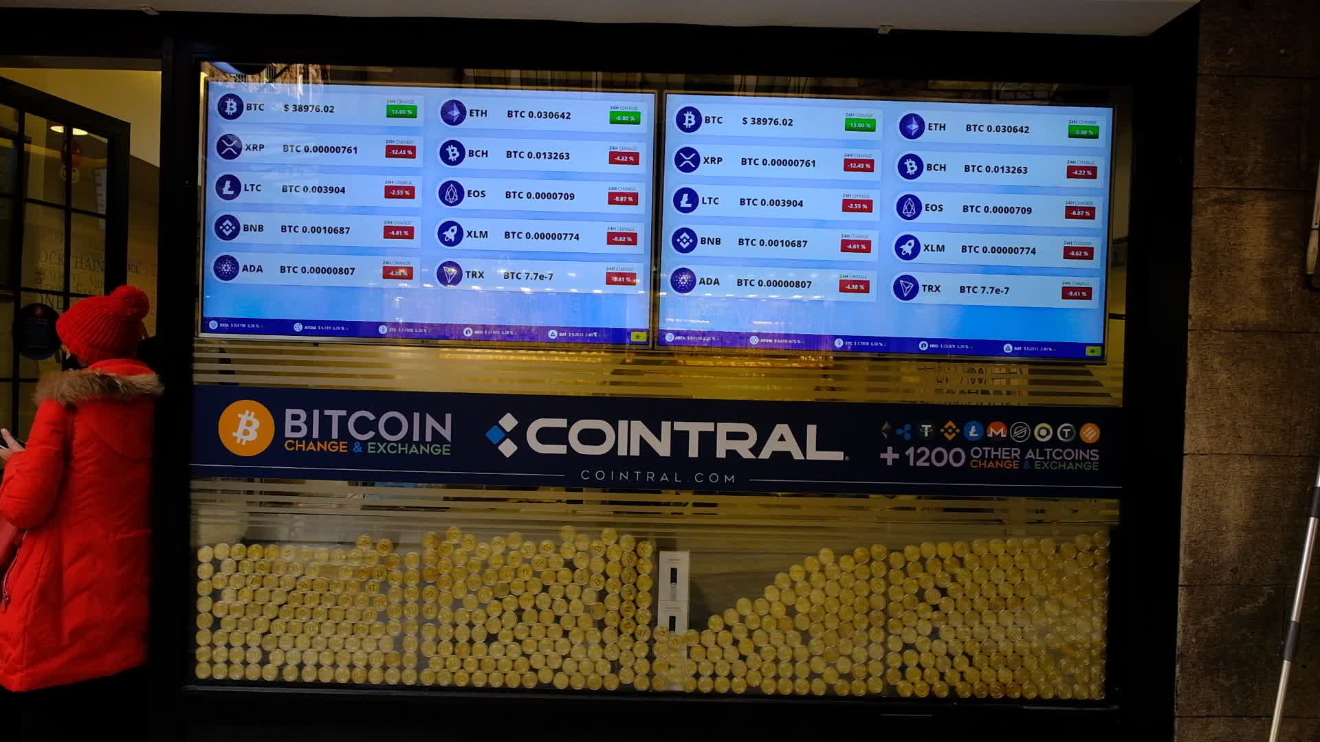 Bitcoin exchange office