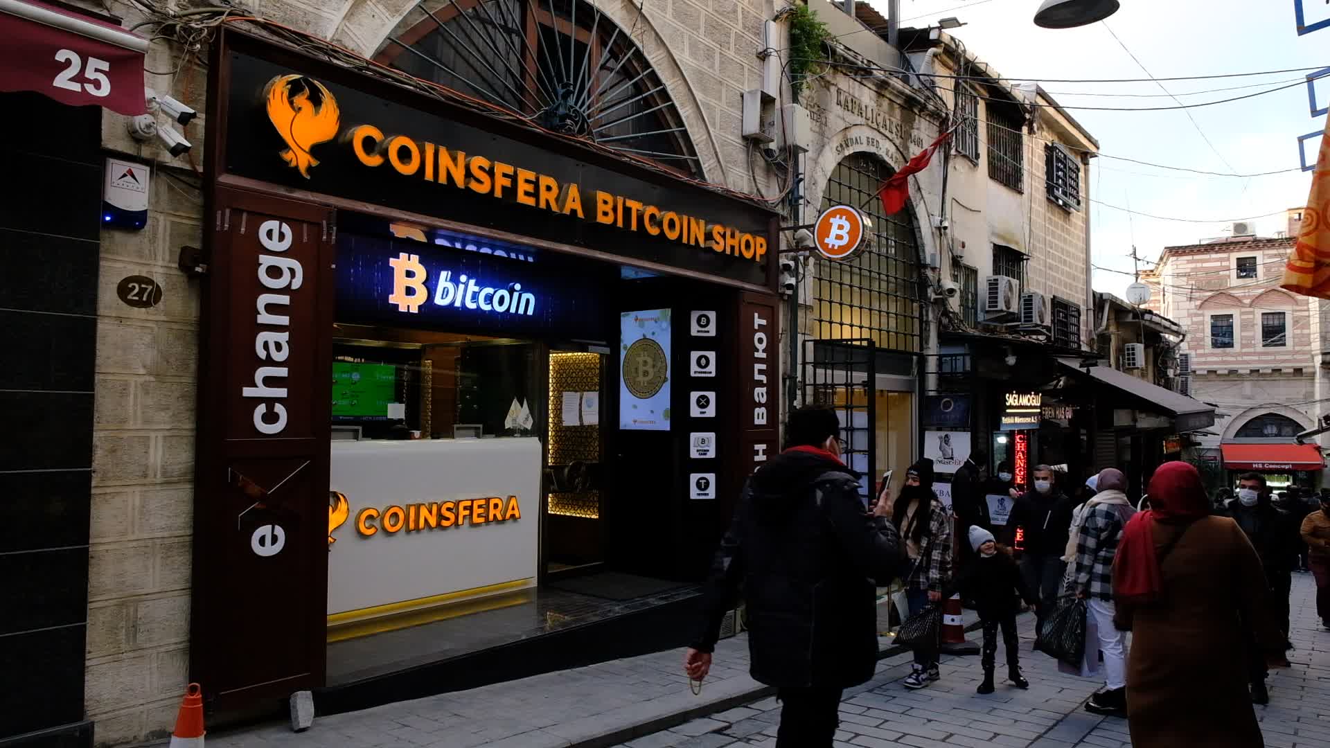 Bitcoin exchange office