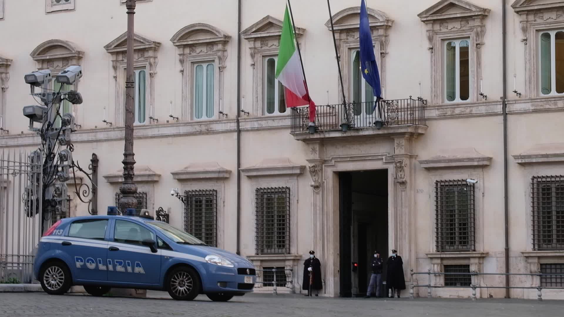 Palazzo Chigi Among Italian Government Crisis