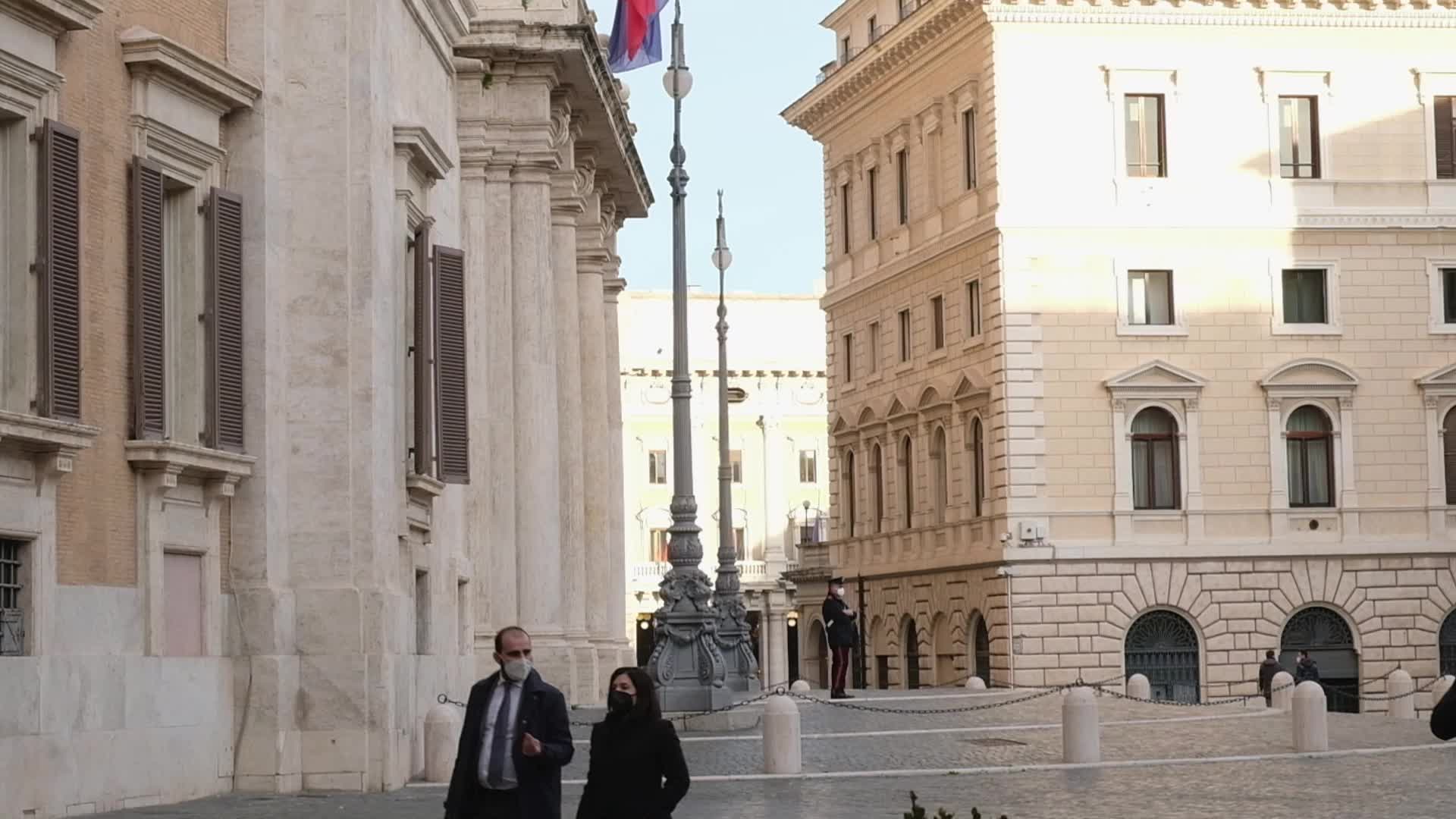 Montecitorio Palace Among Italian Government Crisis