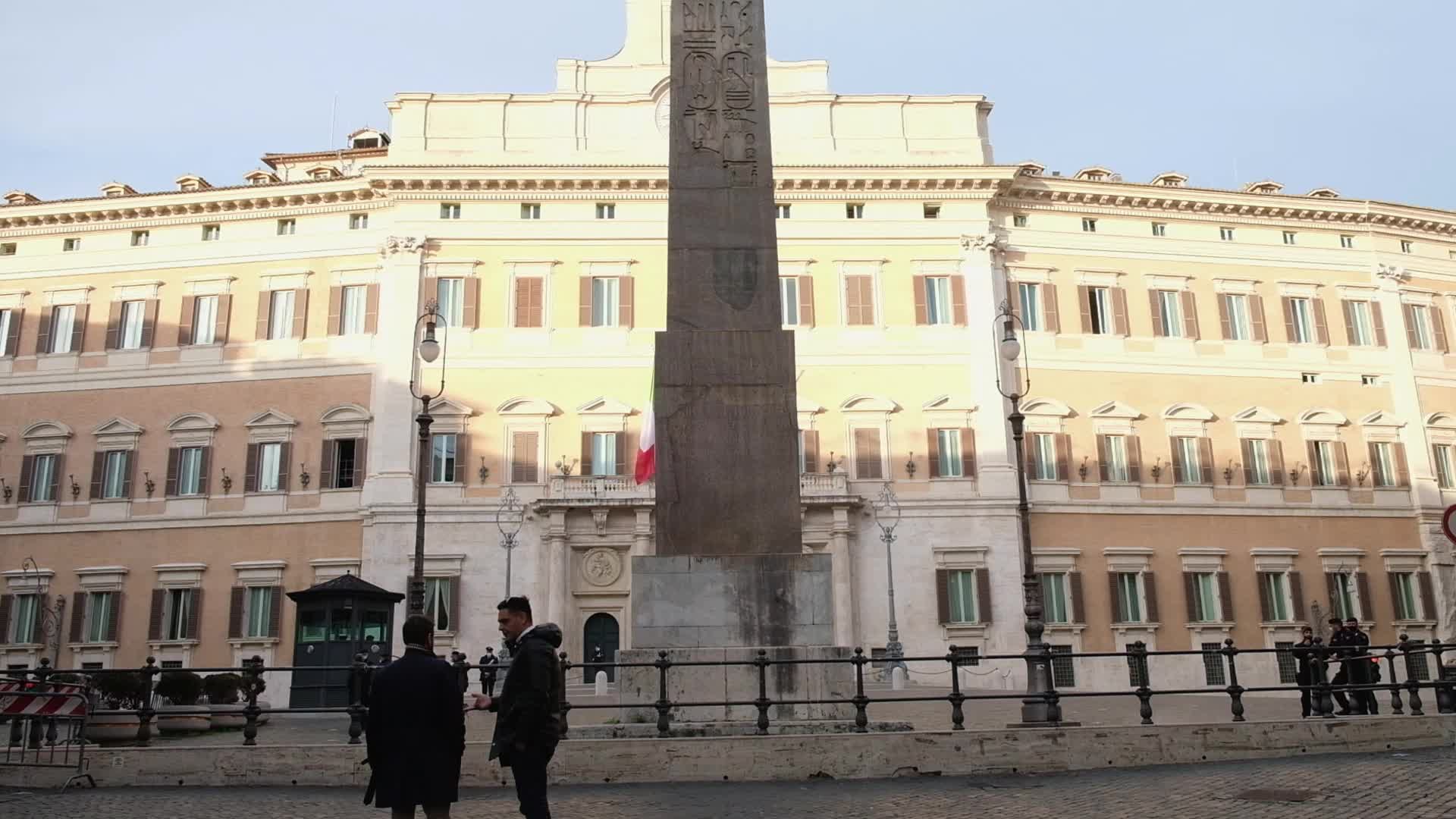 Montecitorio Palace Among Italian Government Crisis