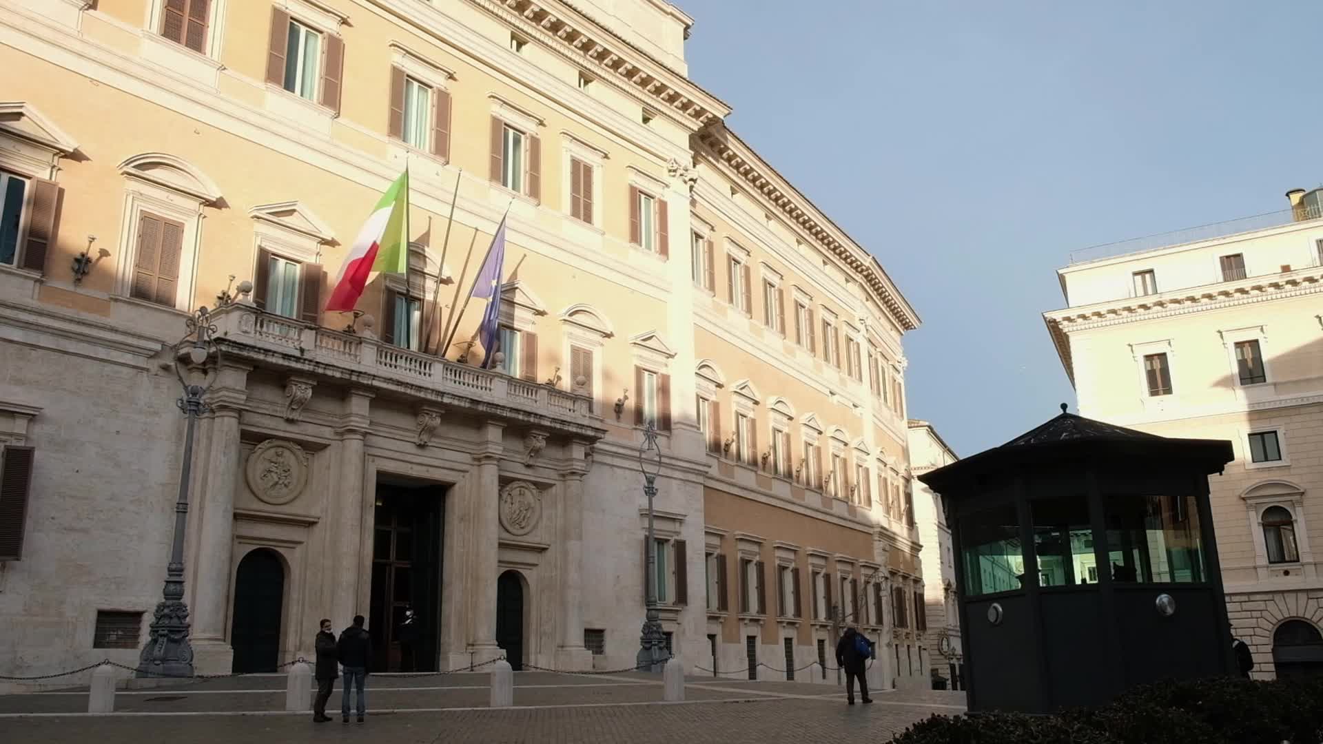 Montecitorio Palace Among Italian Government Crisis