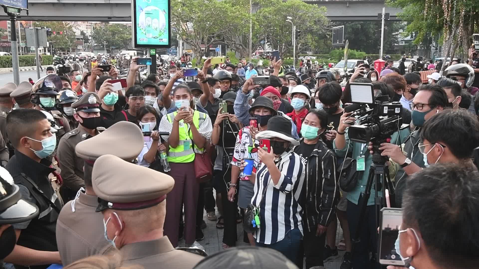 Monarchy Reform Activists Protest In Bangkok