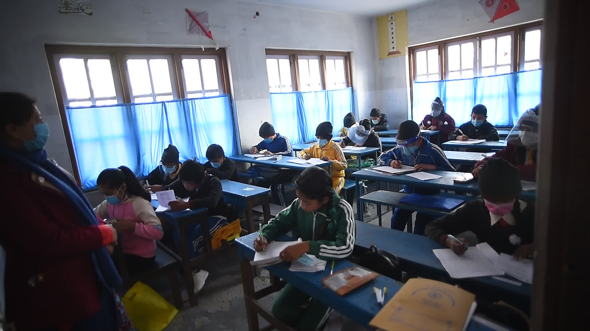School resume its classes in Kathmandu after nine months