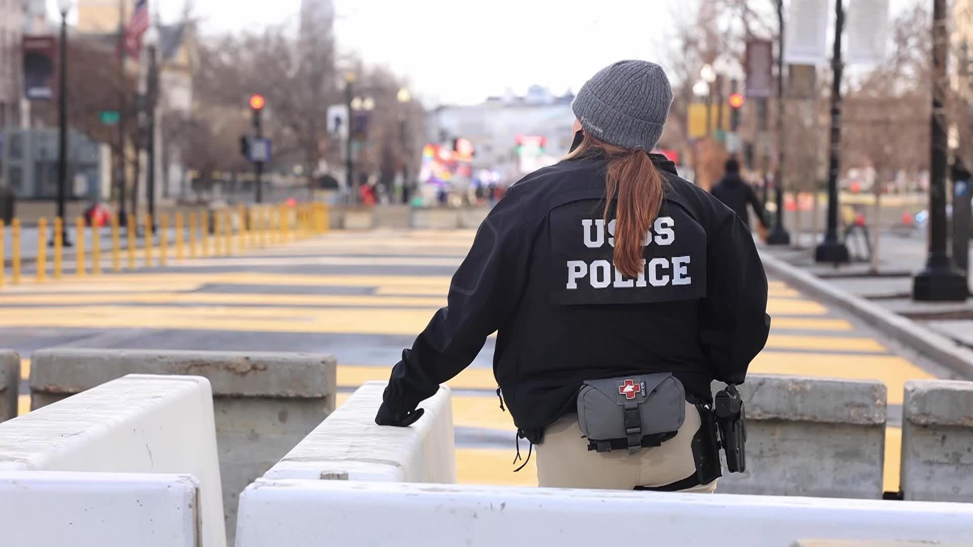 Extraordinary security measures in place in Washington ahead of inauguration of Joe Biden
