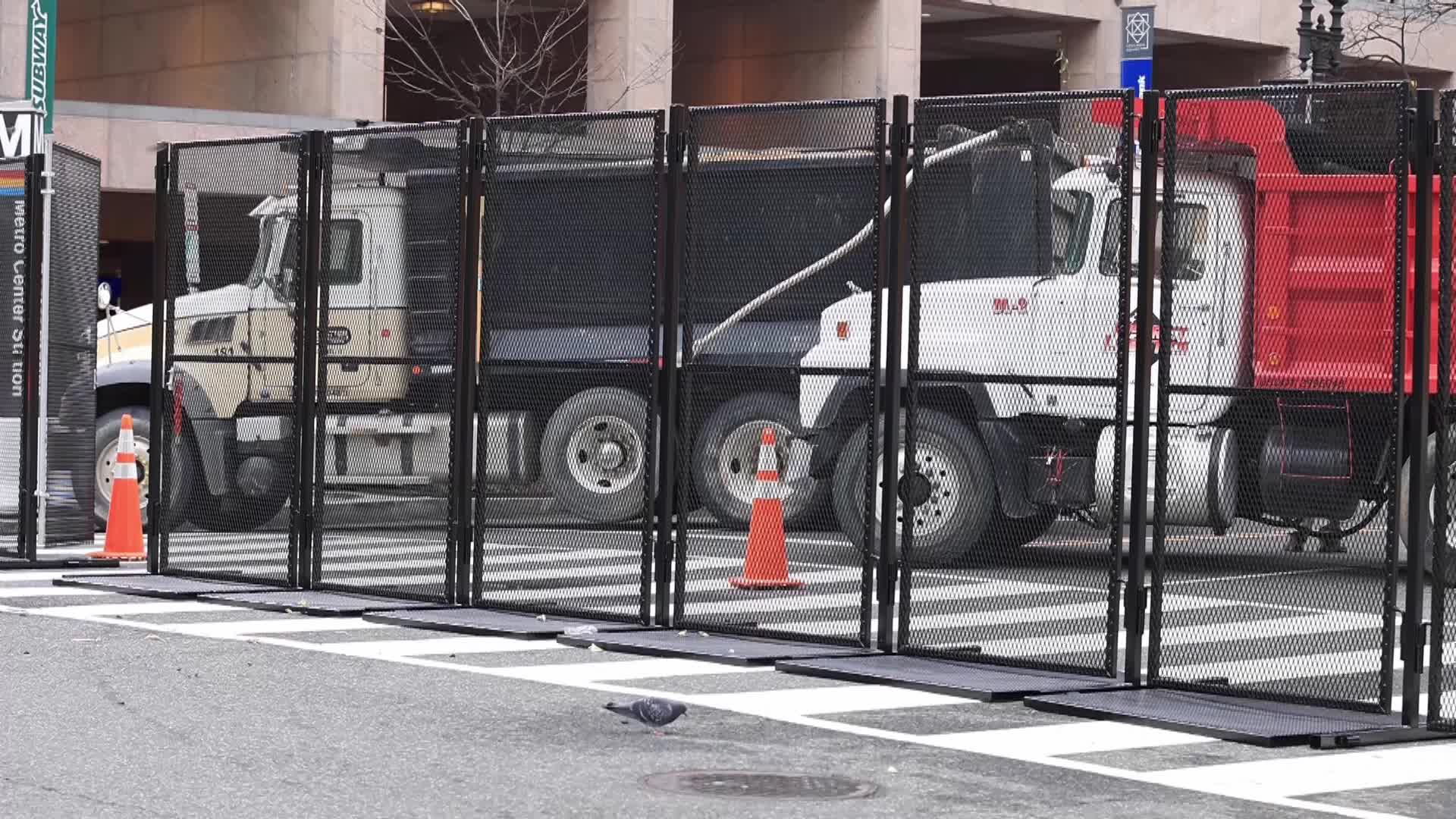 Extraordinary security measures in place in Washington ahead of inauguration of Joe Biden