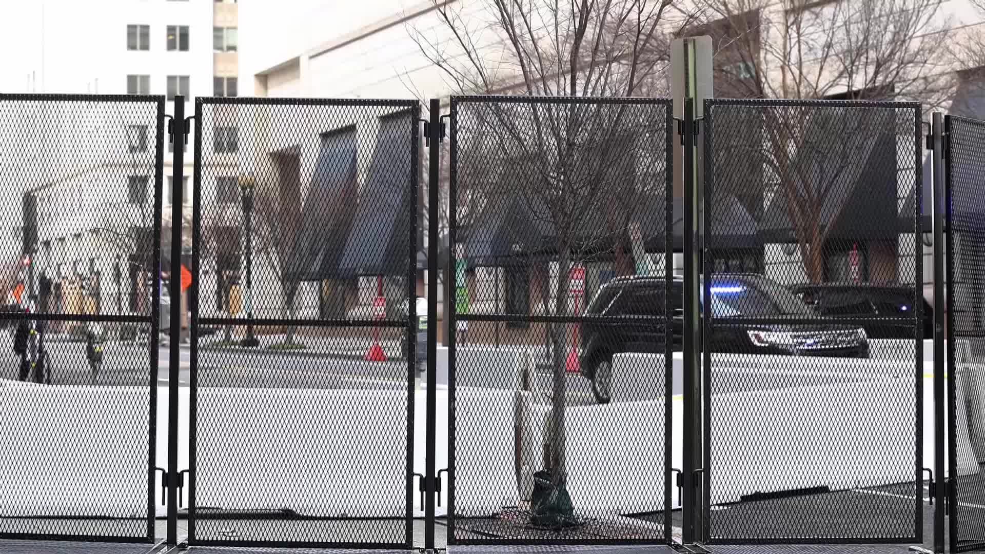 Extraordinary security measures in place in Washington ahead of inauguration of Joe Biden