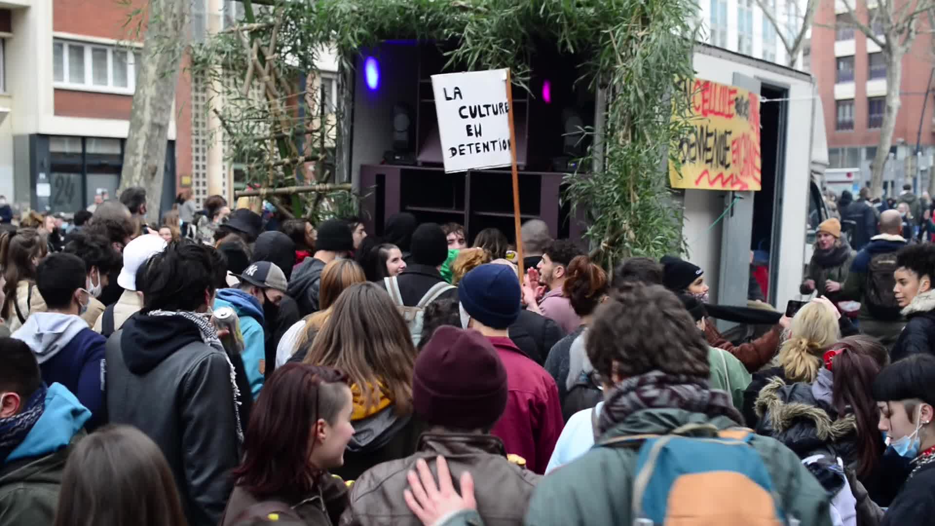 Protest against the Global Security Law in Toulouse