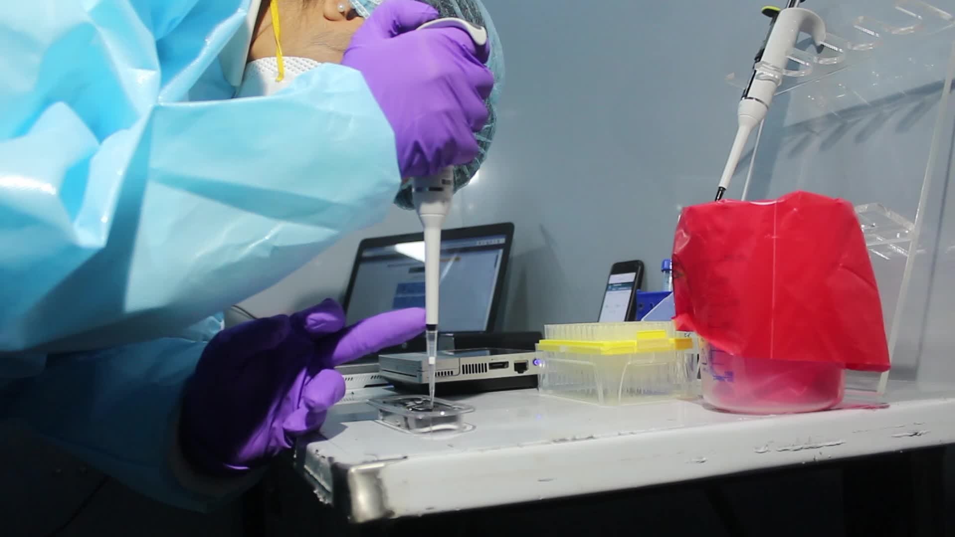 Genome Sequencing Laboratory At IGI Airport In New Delhi, India
