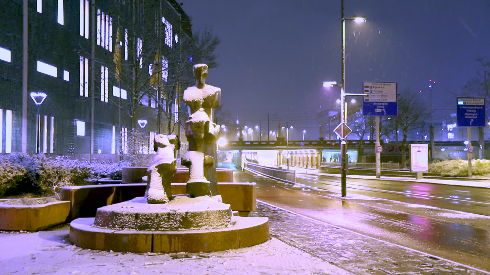 Snow In The Netherlands
