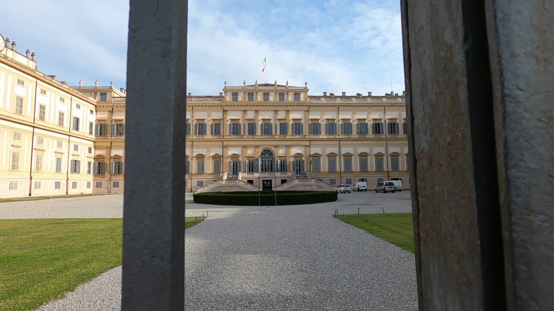 Villa Reale of Monza on the day of the return of the keys to Consorzio Pubblico