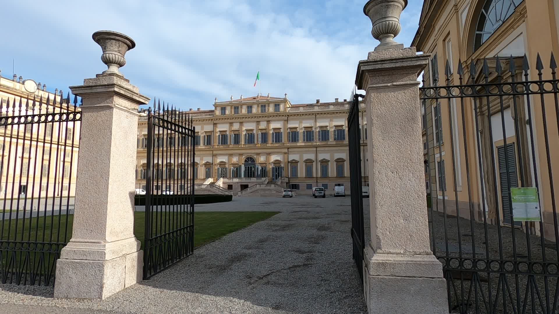 Villa Reale of Monza on the day of the return of the keys to Consorzio Pubblico
