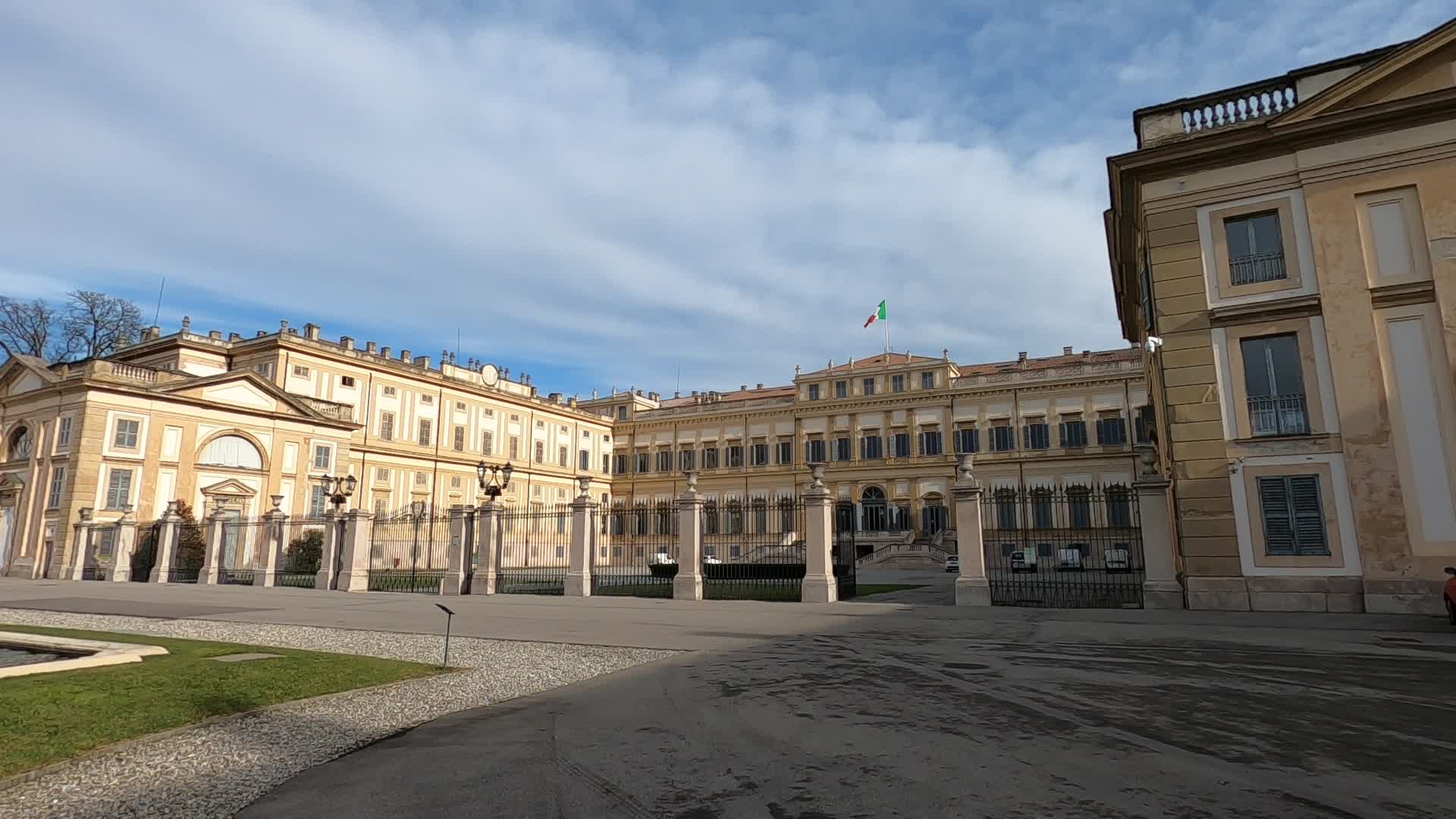 Villa Reale of Monza on the day of the return of the keys to Consorzio Pubblico