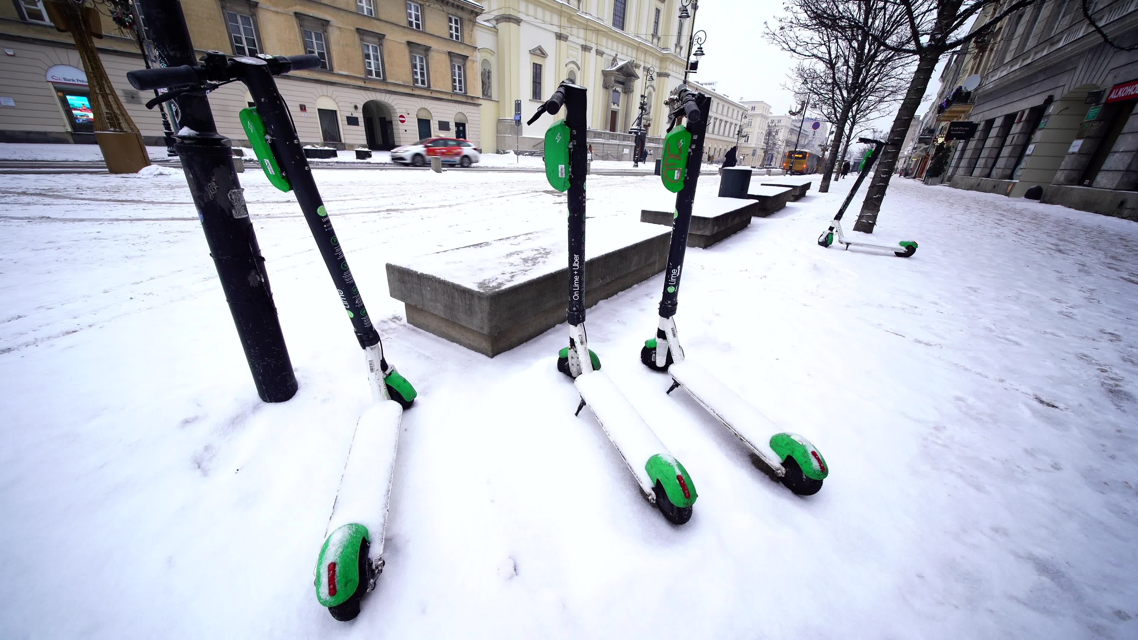 Heavy snow in Poland