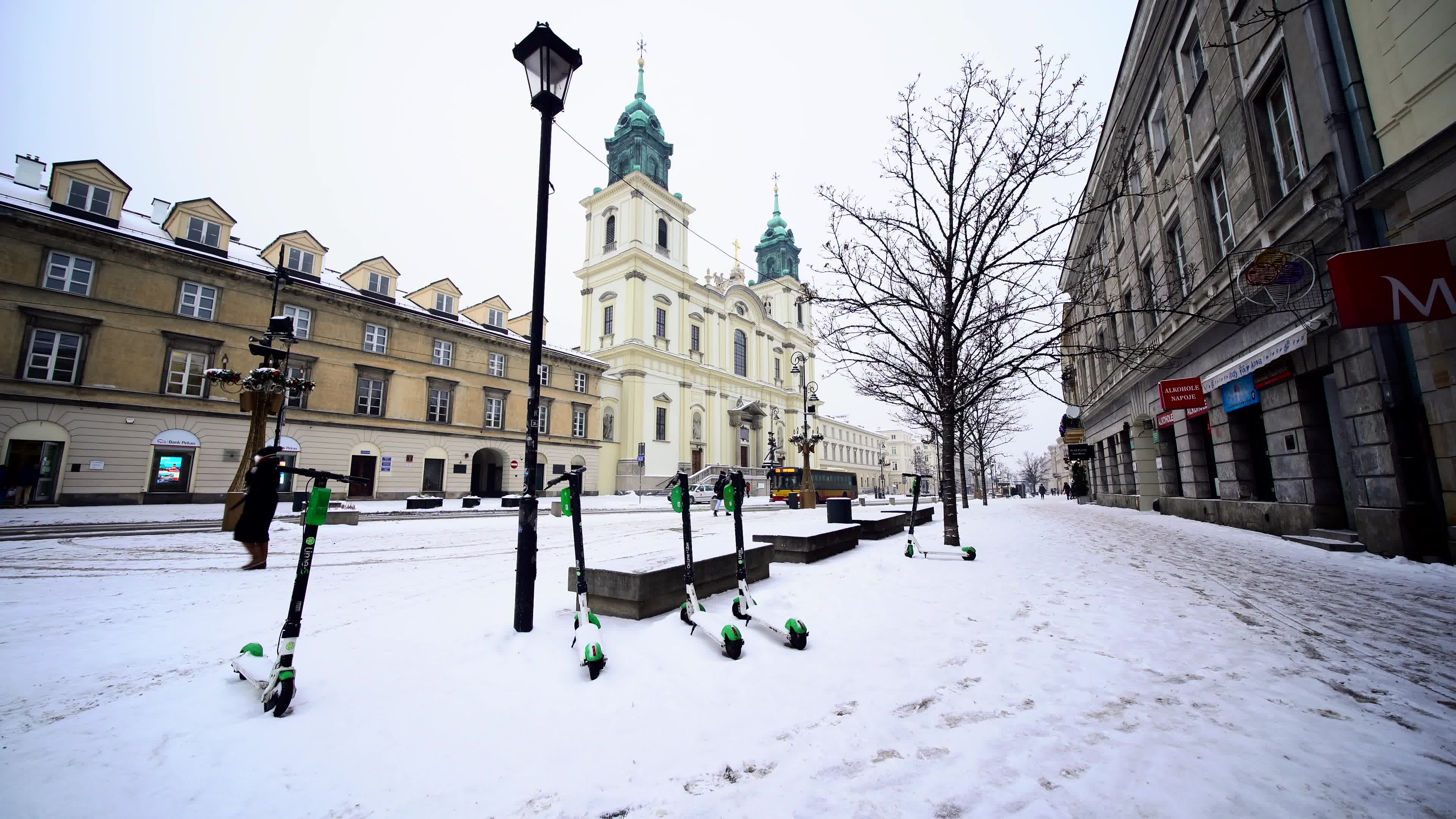 Heavy snow in Poland