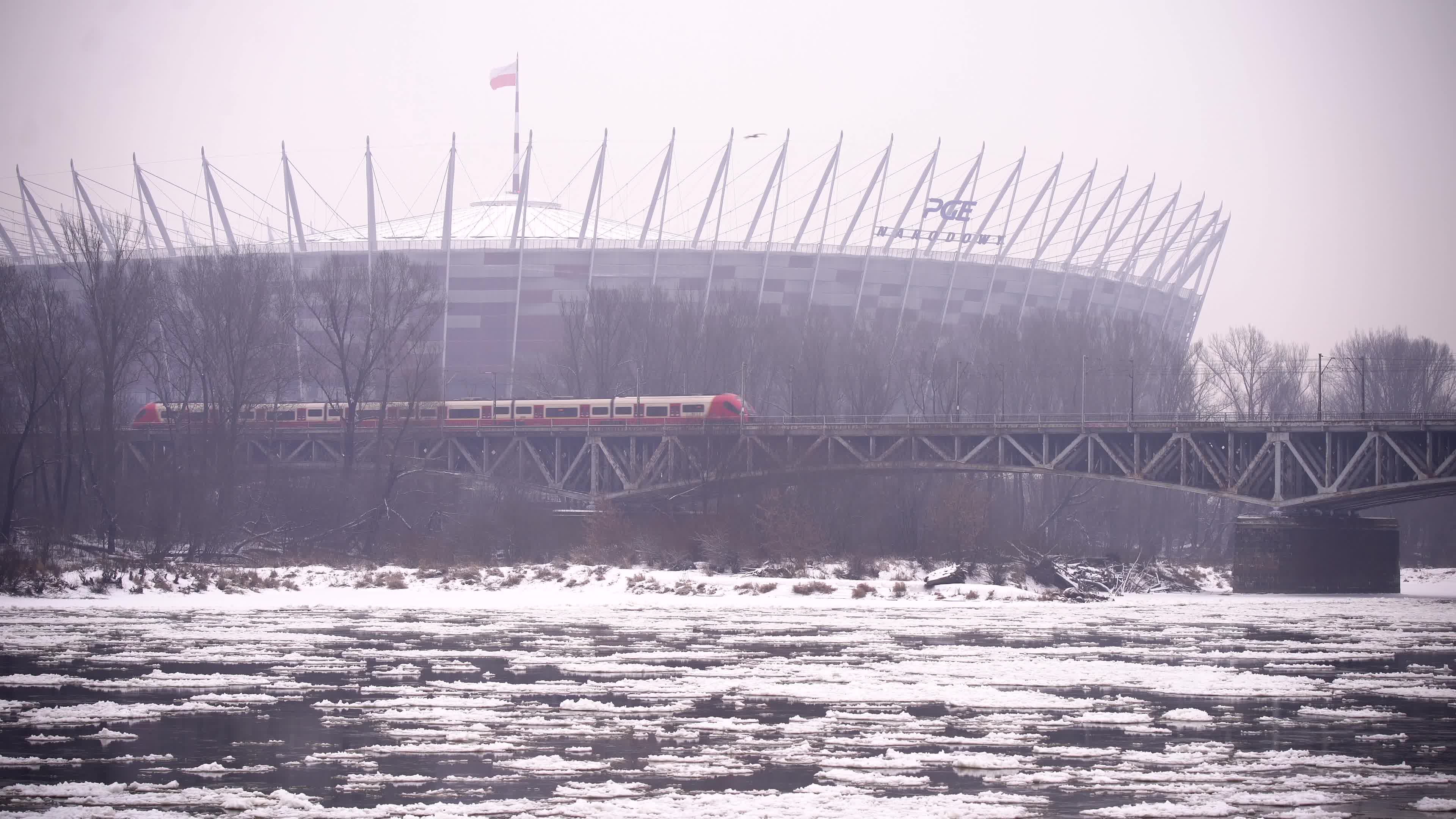 Heavy snow in Poland