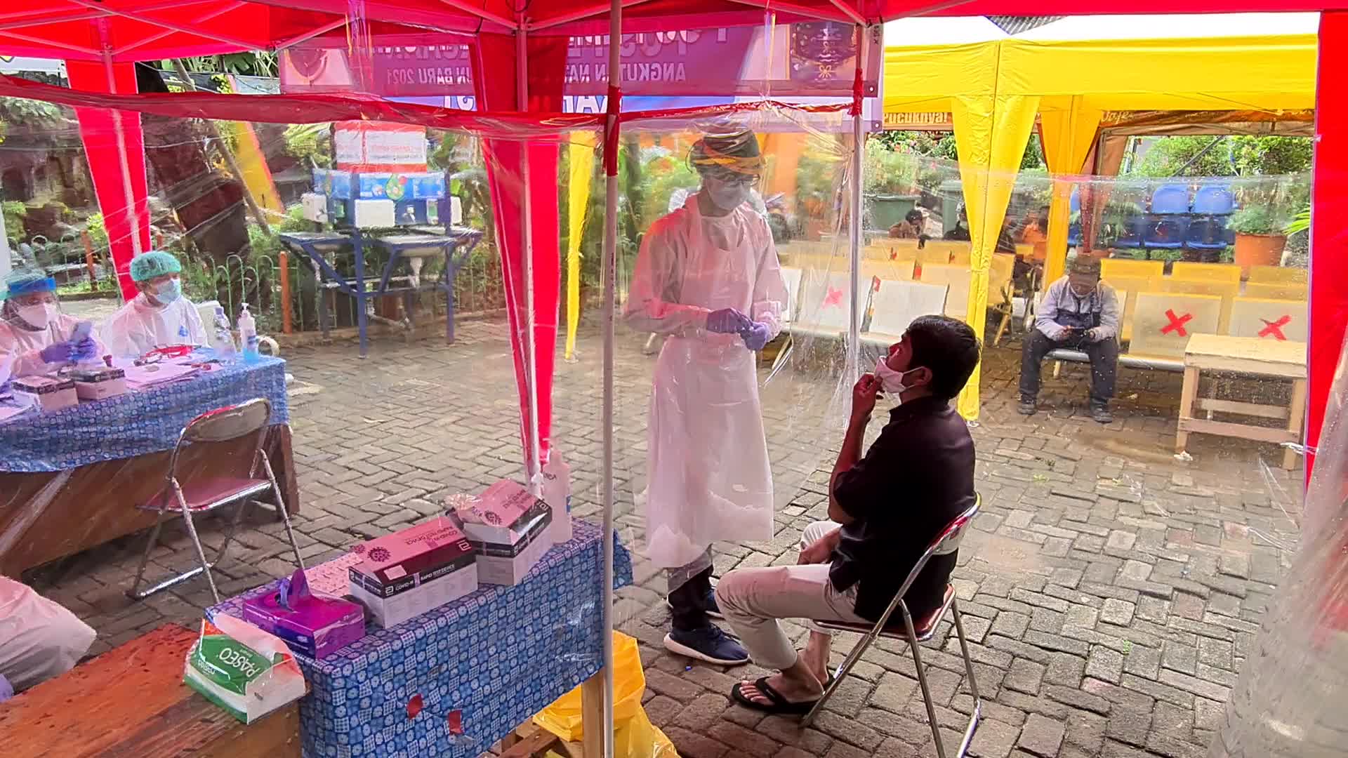 Coronavirus Swab Test In Indonesia