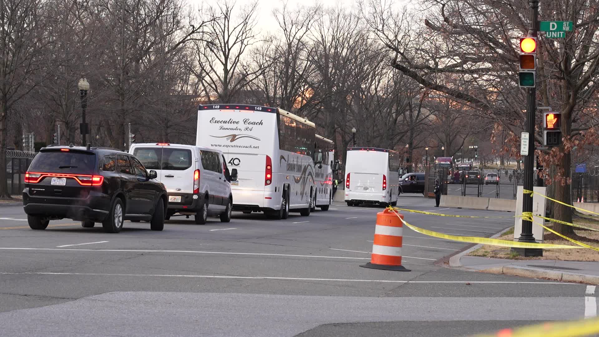 Security in Washington for the inauguration of Joe Biden