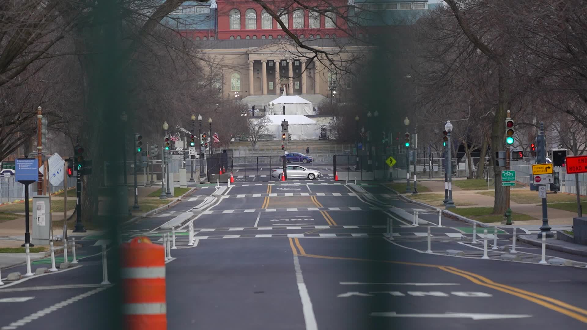 Security in Washington for the inauguration of Joe Biden