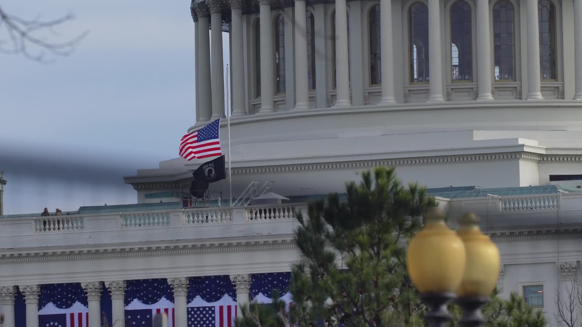 Security in Washington for the inauguration of Joe Biden
