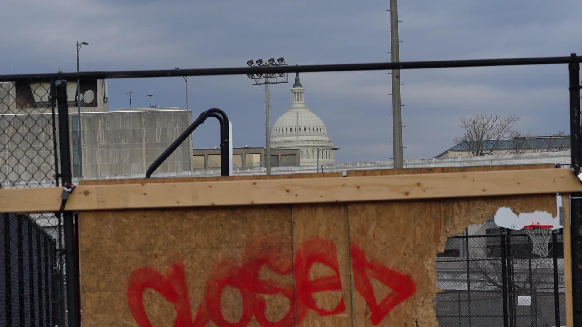 Security in Washington for the inauguration of Joe Biden