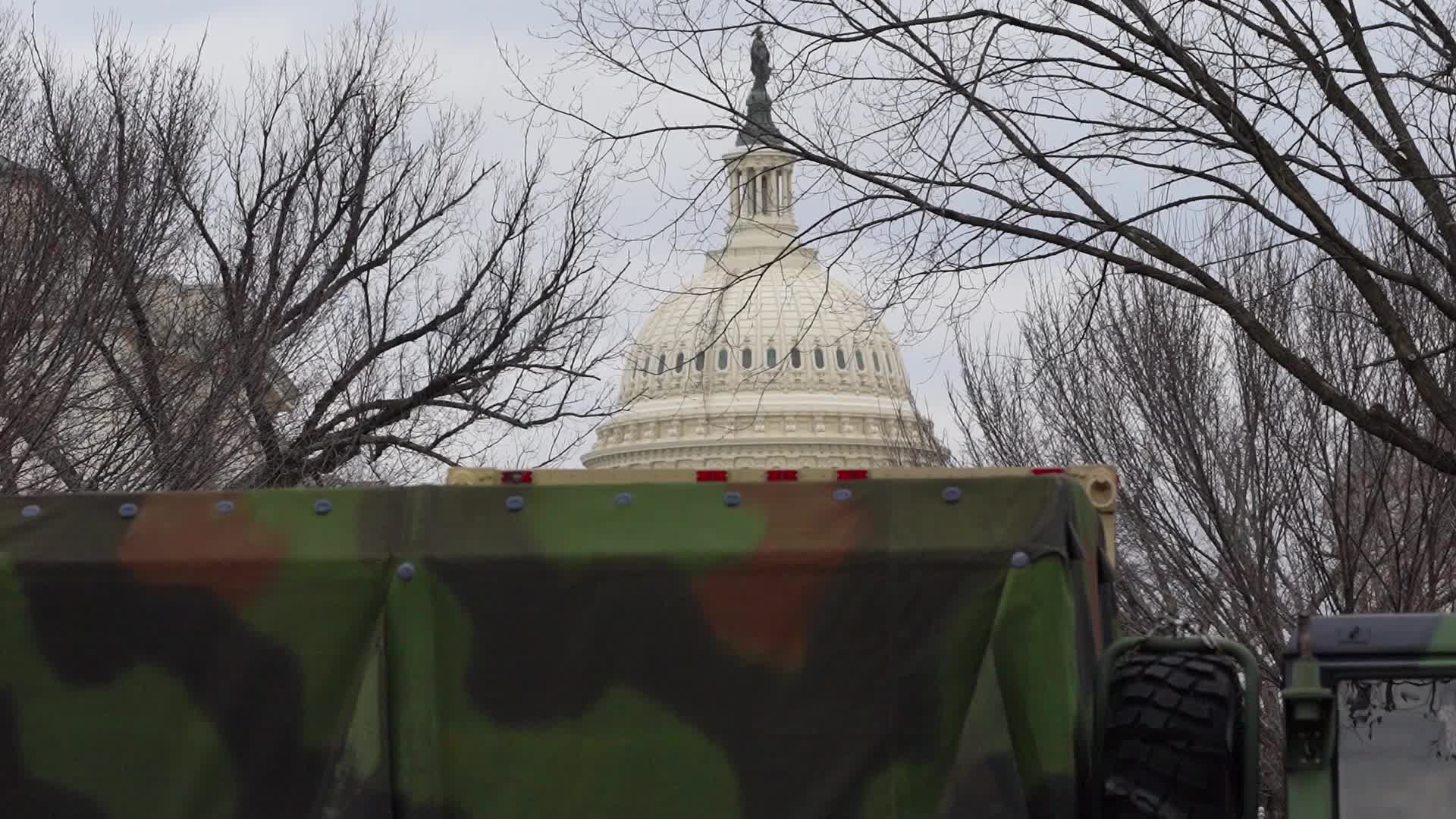 Security in Washington for the inauguration of Joe Biden
