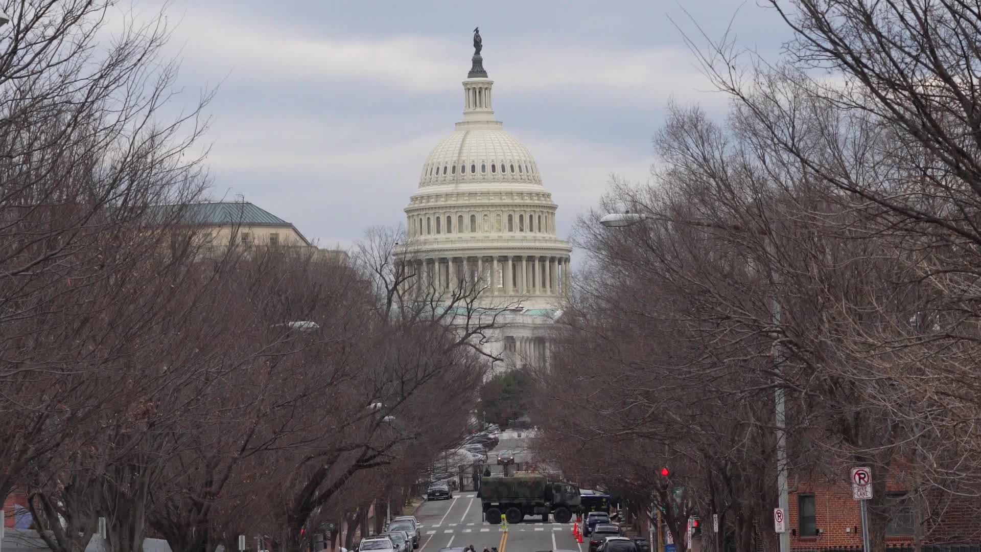 Security in Washington for the inauguration of Joe Biden