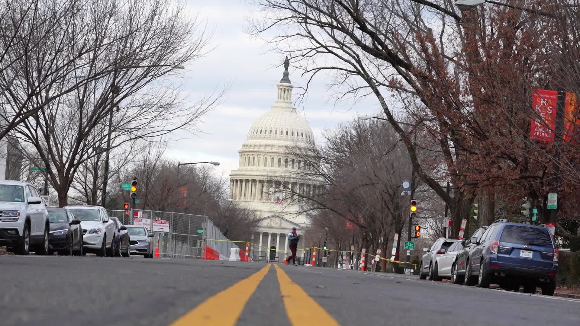 Security in Washington for the inauguration of Joe Biden