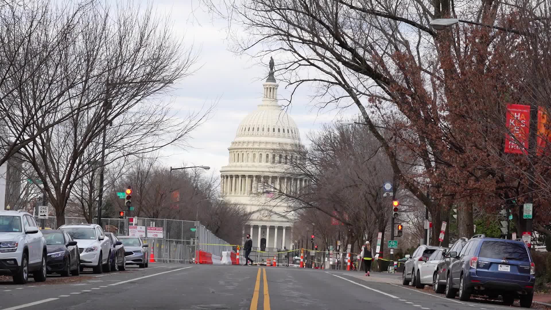 Security in Washington for the inauguration of Joe Biden