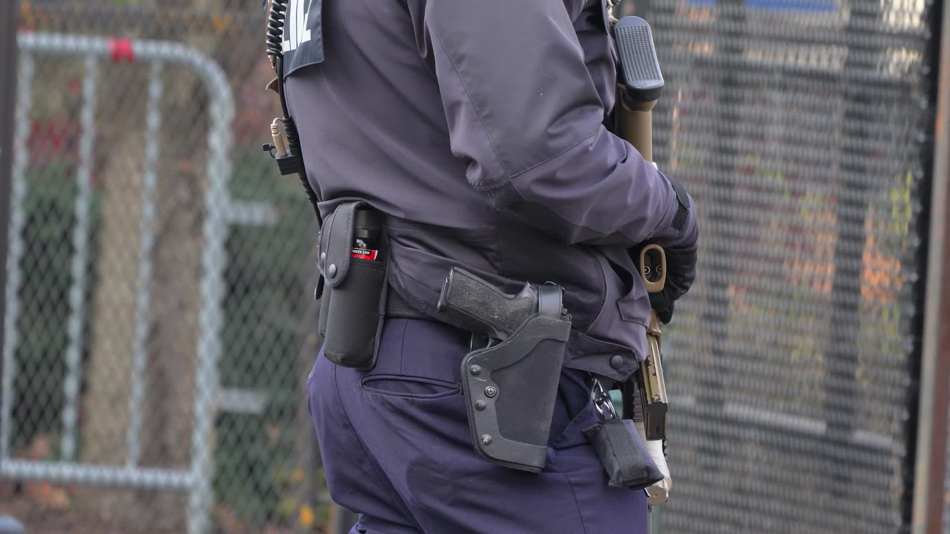Security in Washington for the inauguration of Joe Biden