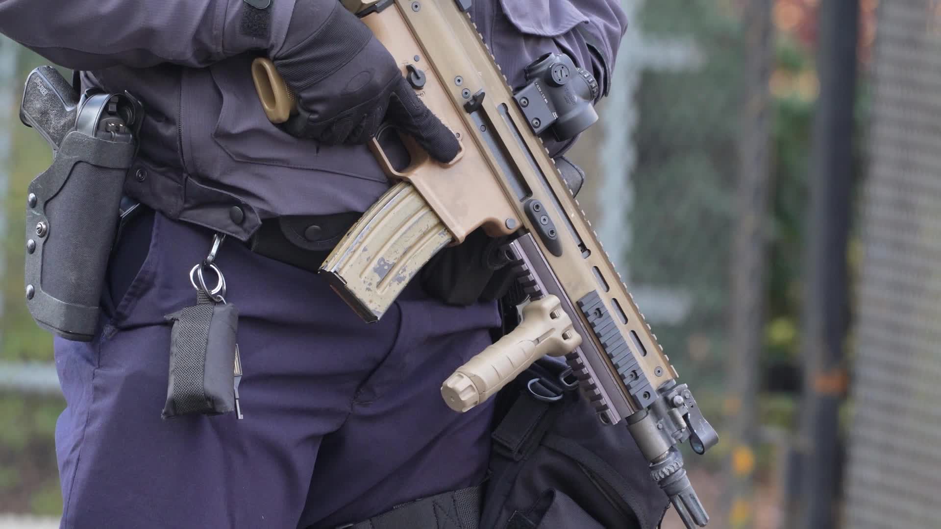 Security in Washington for the inauguration of Joe Biden