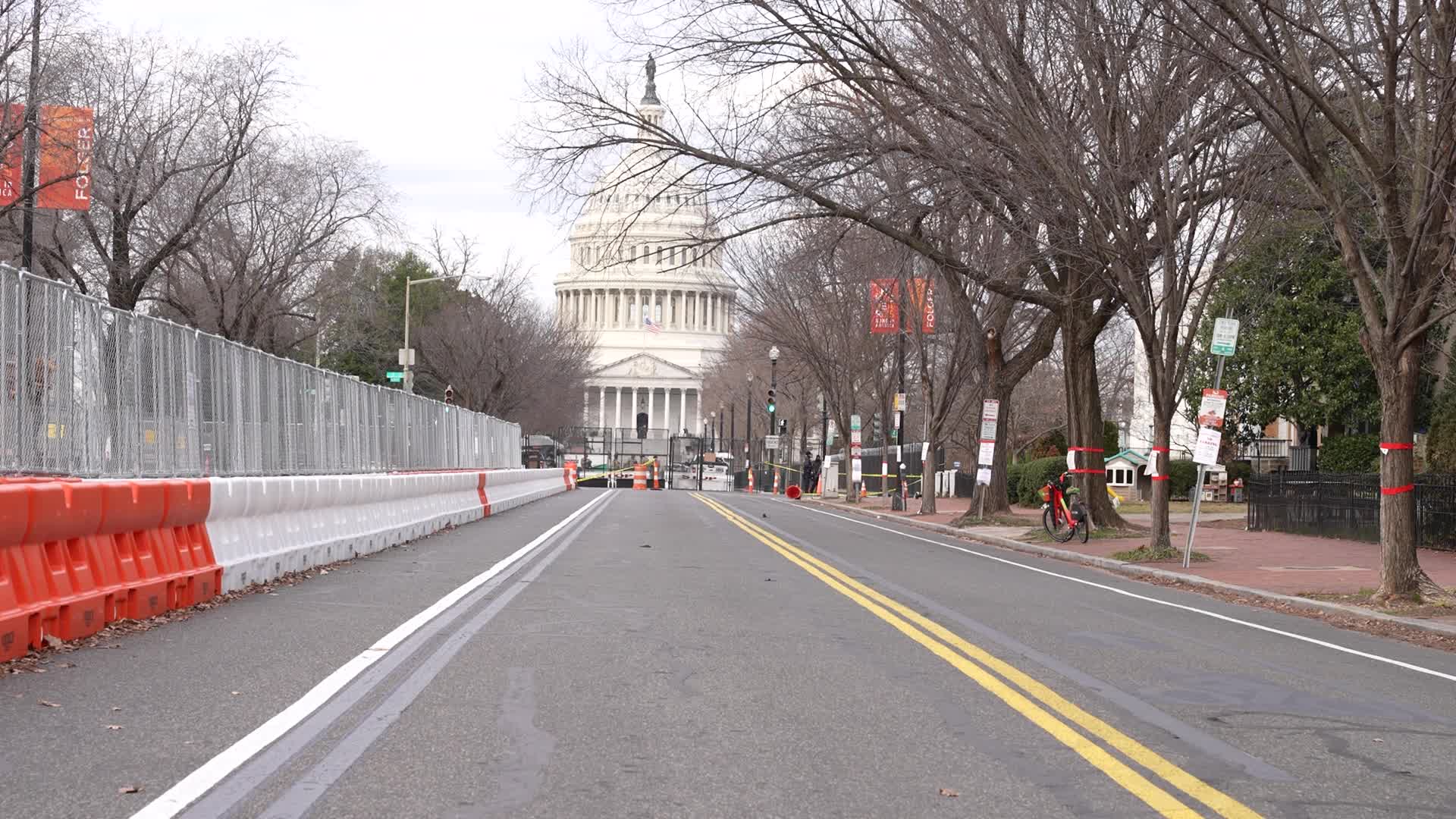 Security in Washington for the inauguration of Joe Biden