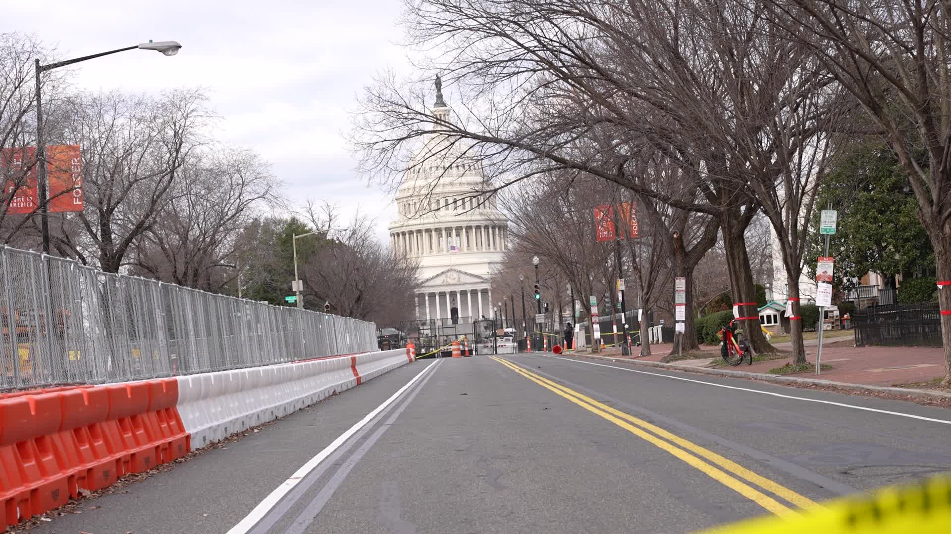 Security in Washington for the inauguration of Joe Biden