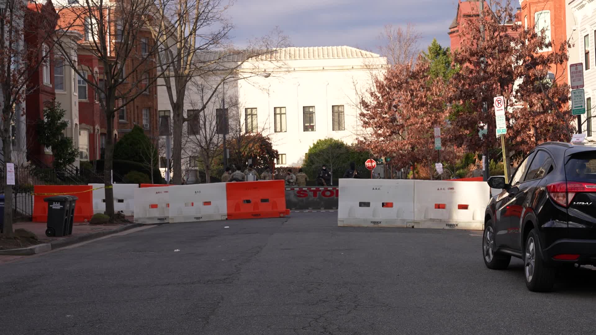 Security in Washington for the inauguration of Joe Biden