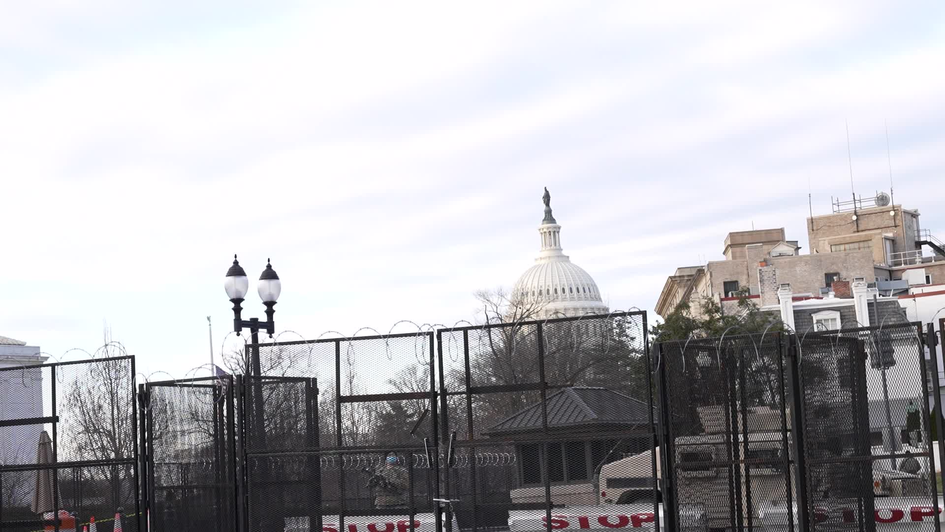 Security in Washington for the inauguration of Joe Biden