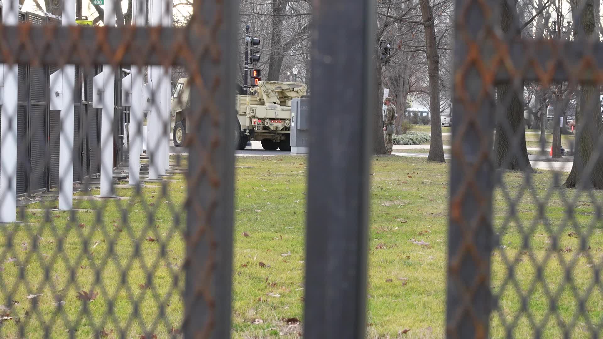 Security in Washington for the inauguration of Joe Biden
