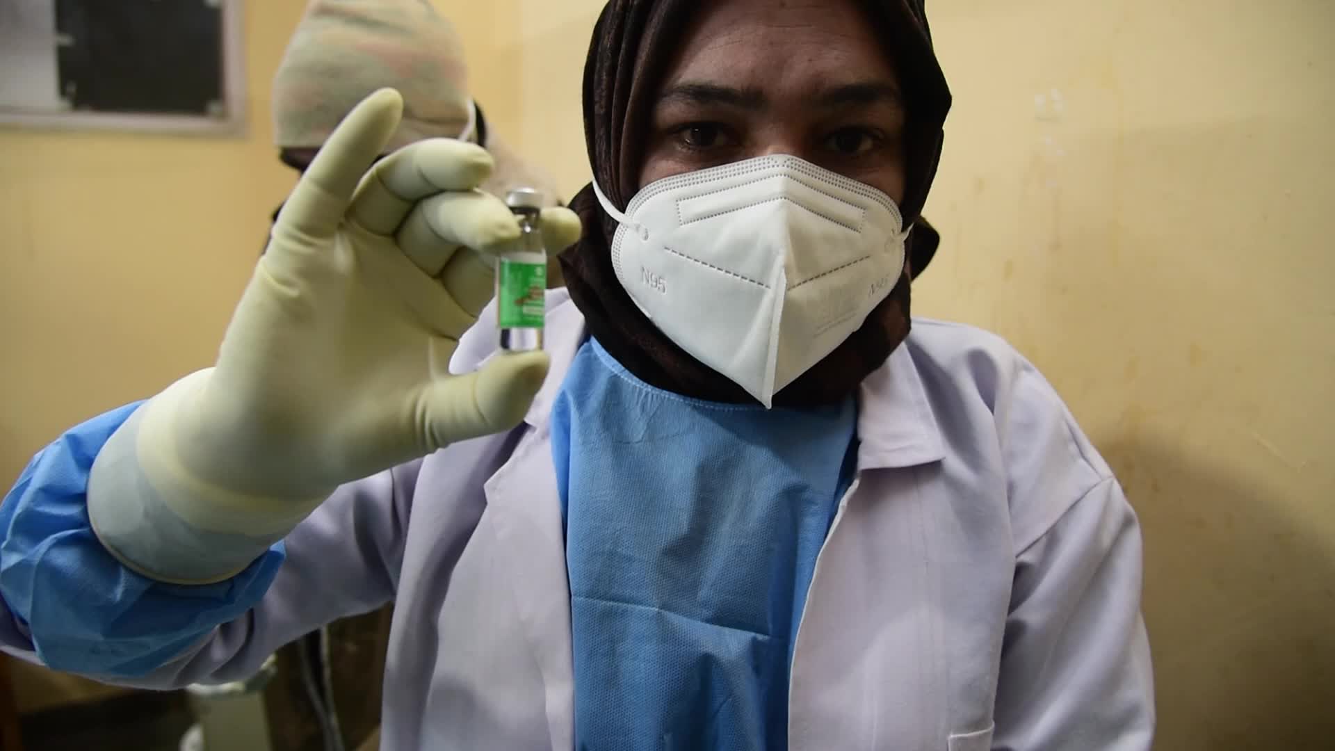 Coronavirus vaccination in Kashmir