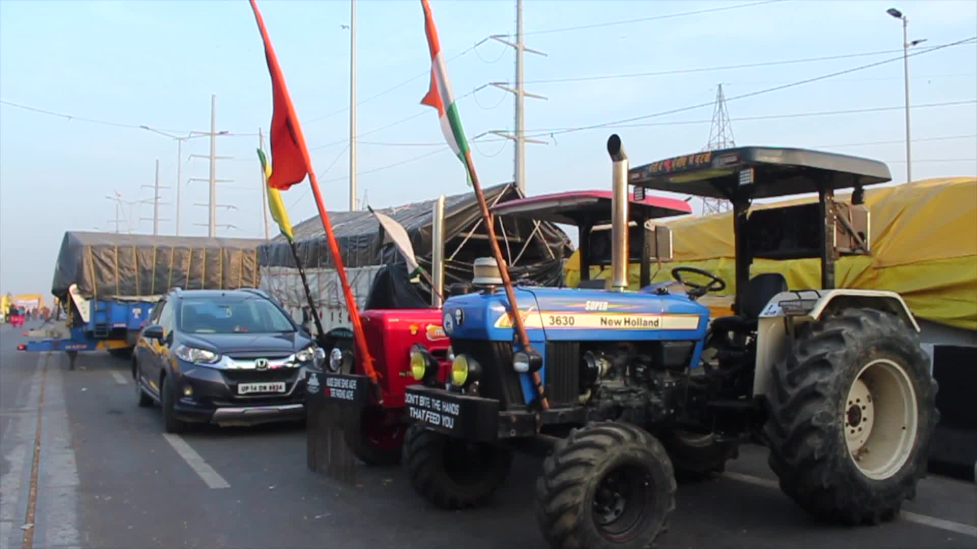 Farmers Protest Against Newly Passed Farm Bills