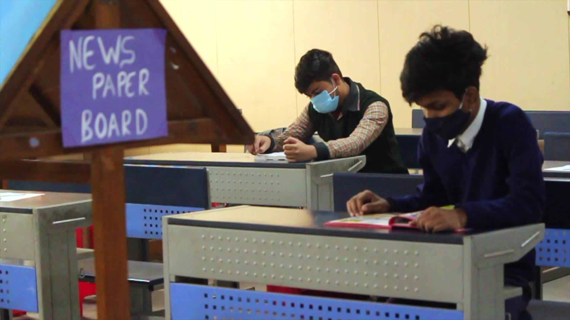 Schools For Class 10, 12 Students Reopen After 10 Months In New Delhi, India