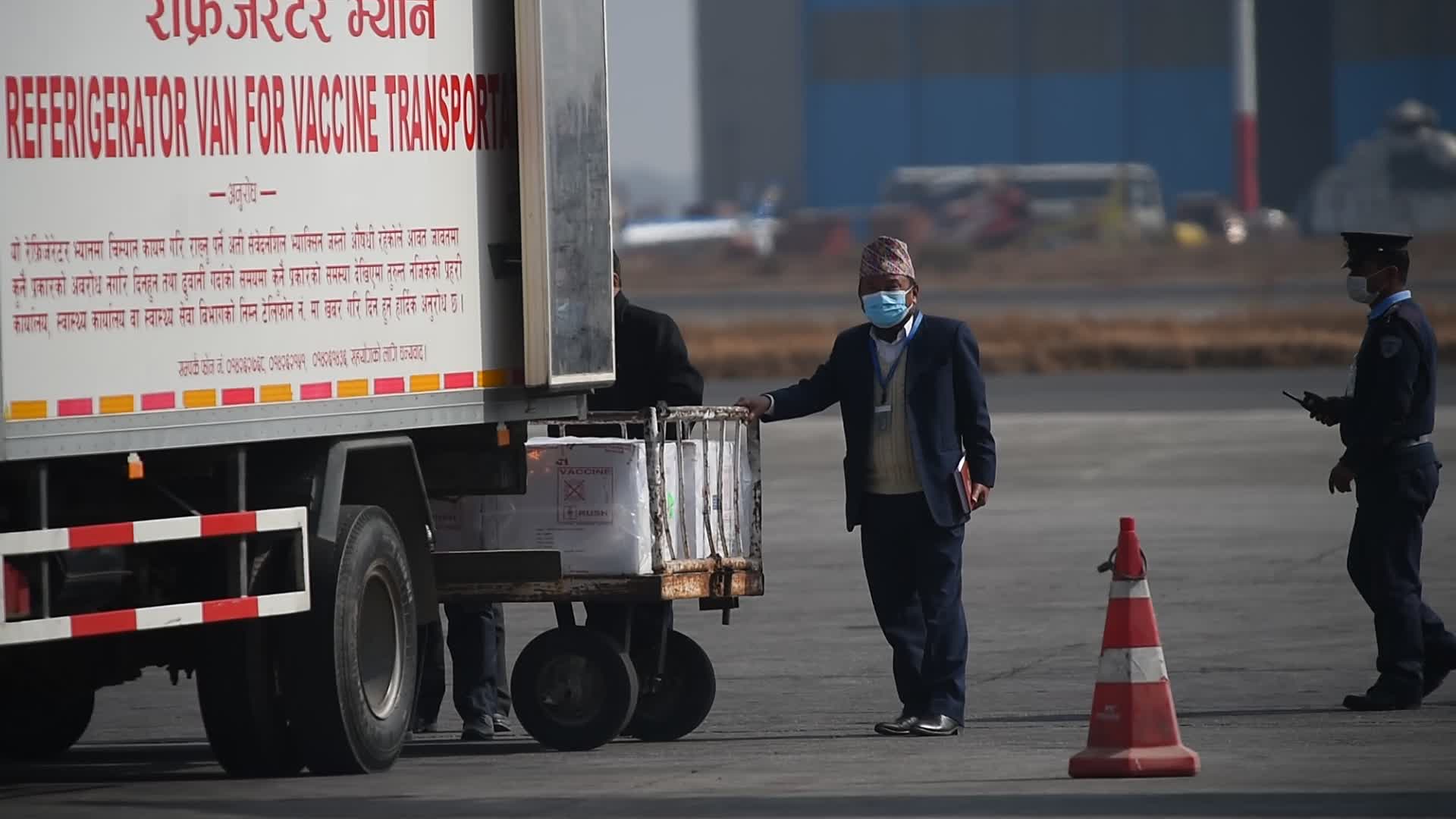 Covishield COVID-19 vaccine arrived in Nepal