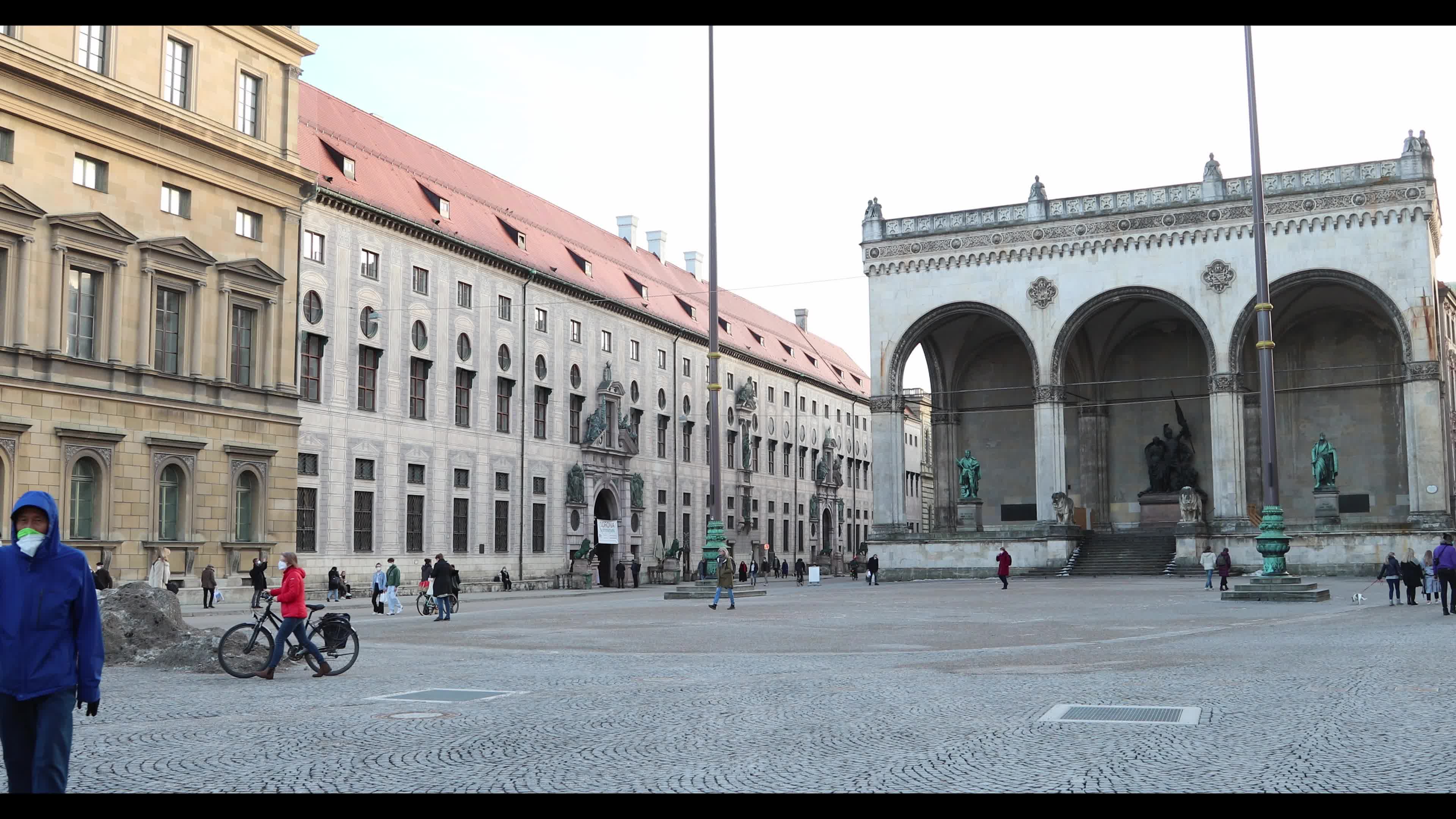 Coronavirus lockdown in Munich, Germany
