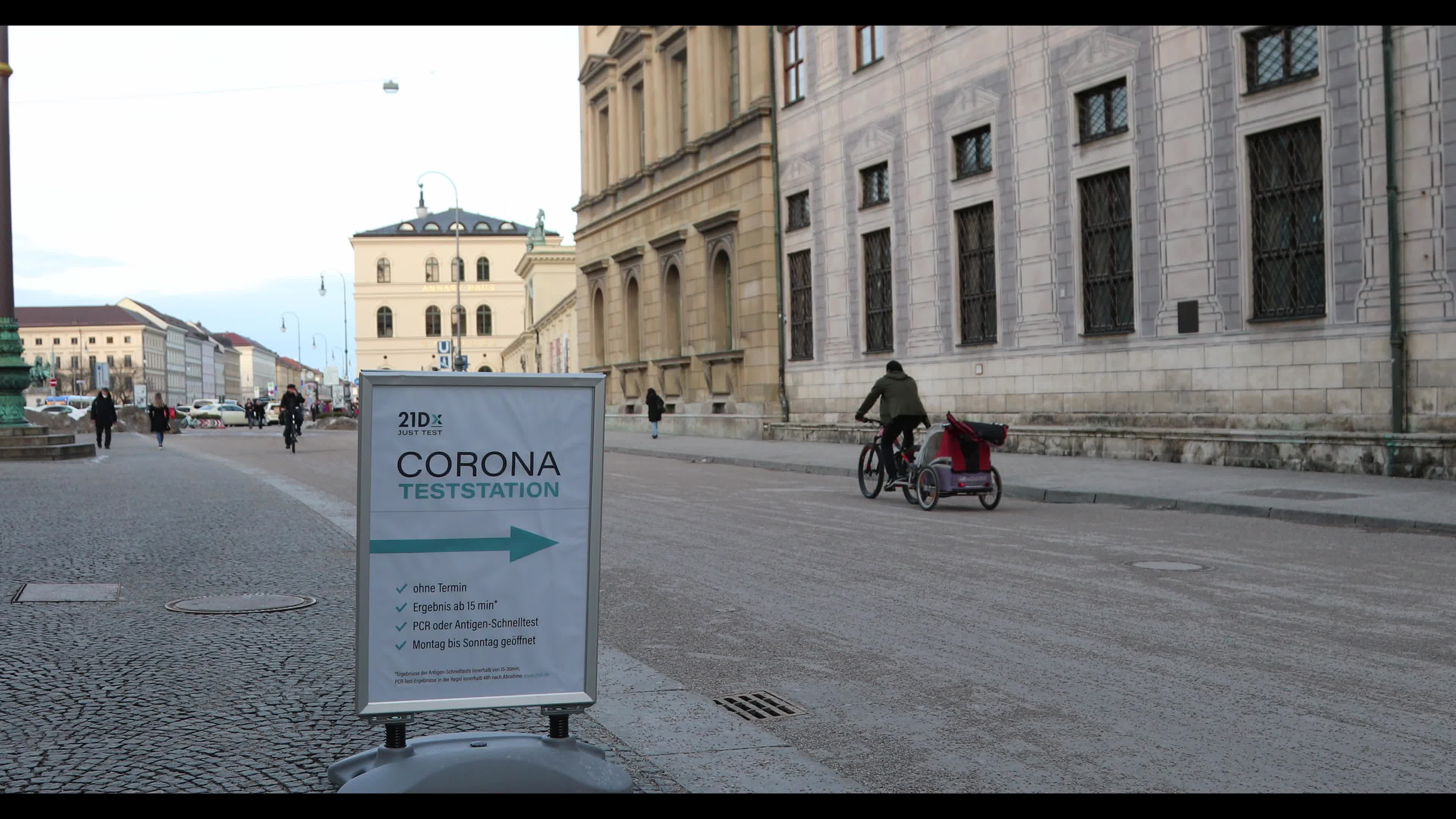 Coronavirus lockdown in Munich, Germany