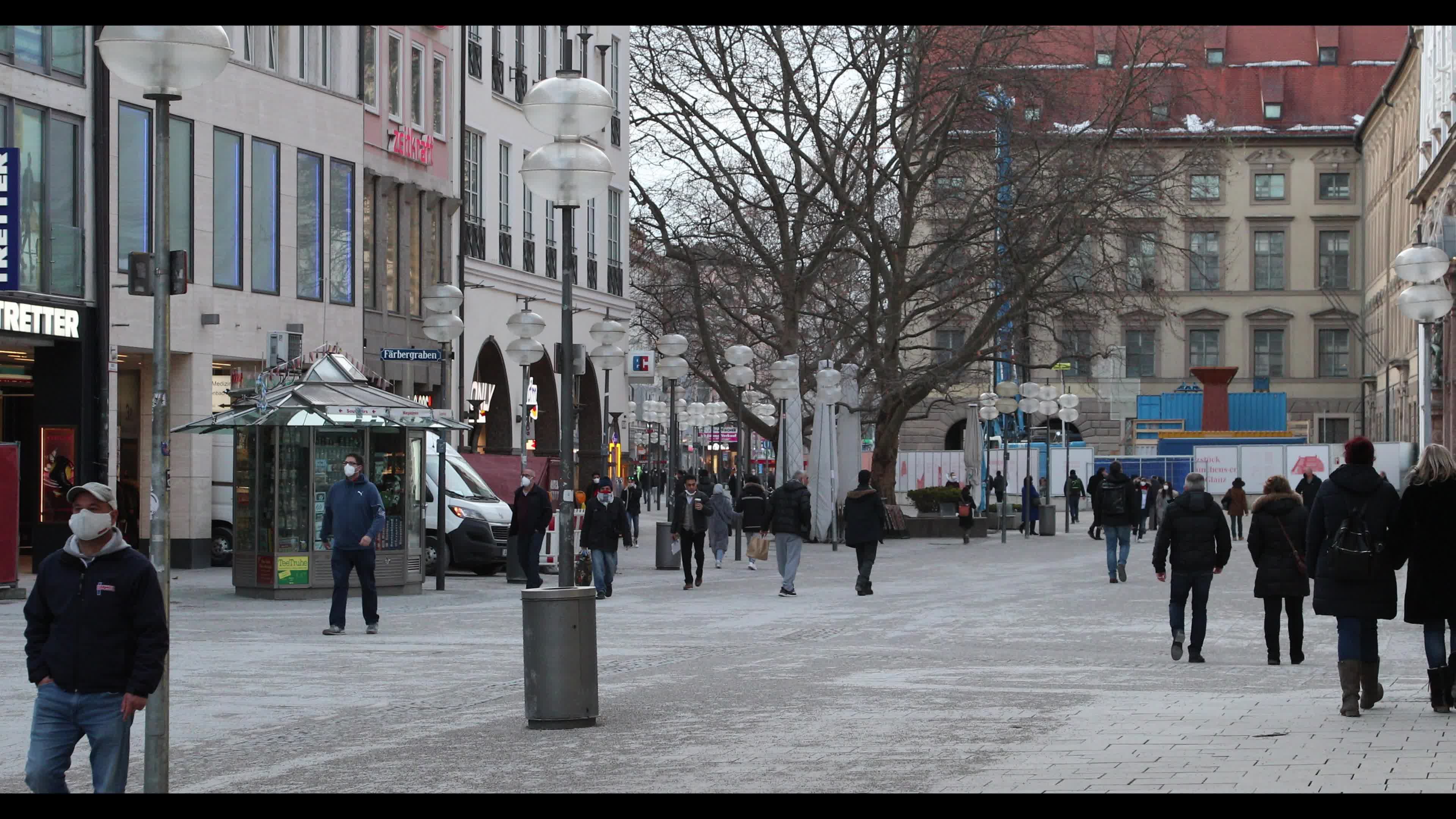 Coronavirus lockdown in Munich, Germany