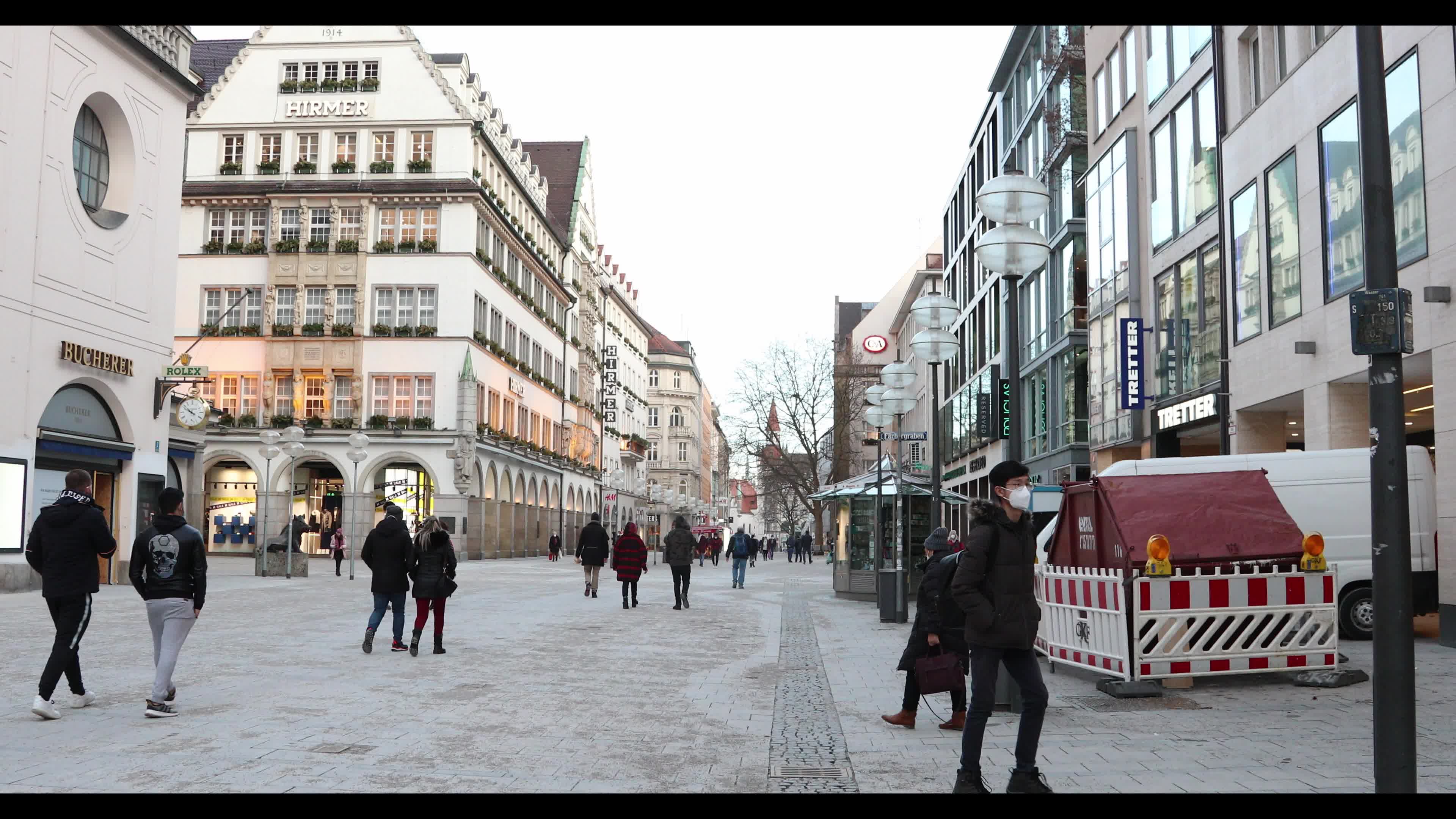 Coronavirus lockdown in Munich, Germany