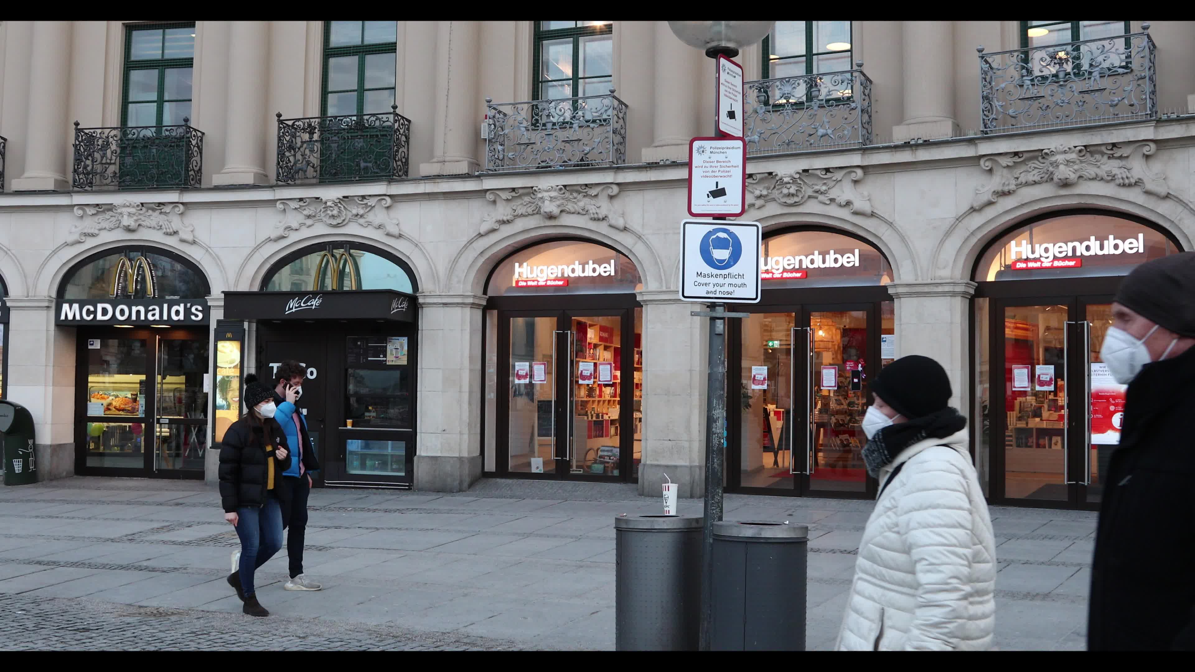 Coronavirus lockdown in Munich, Germany