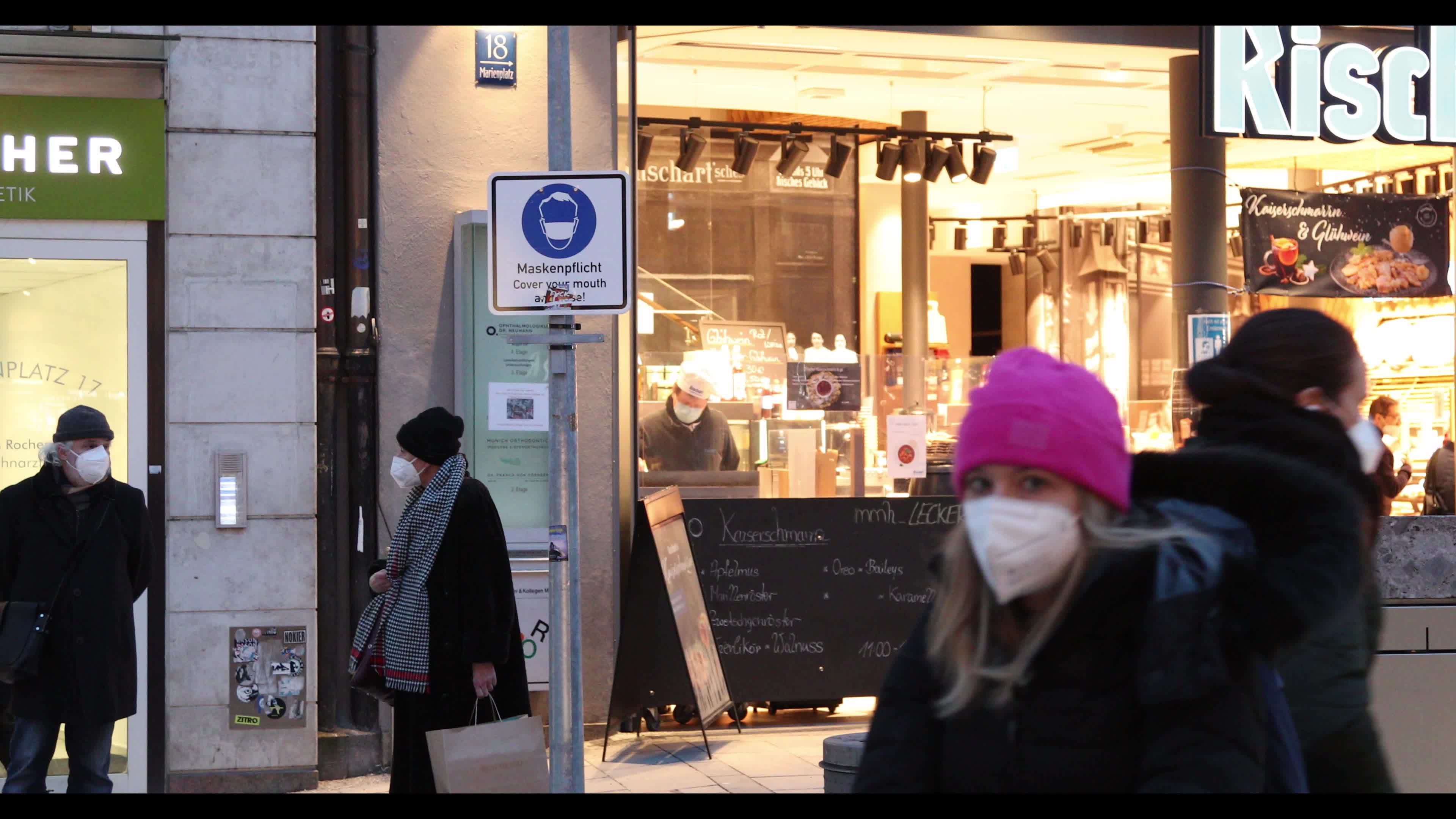 Coronavirus lockdown in Munich, Germany