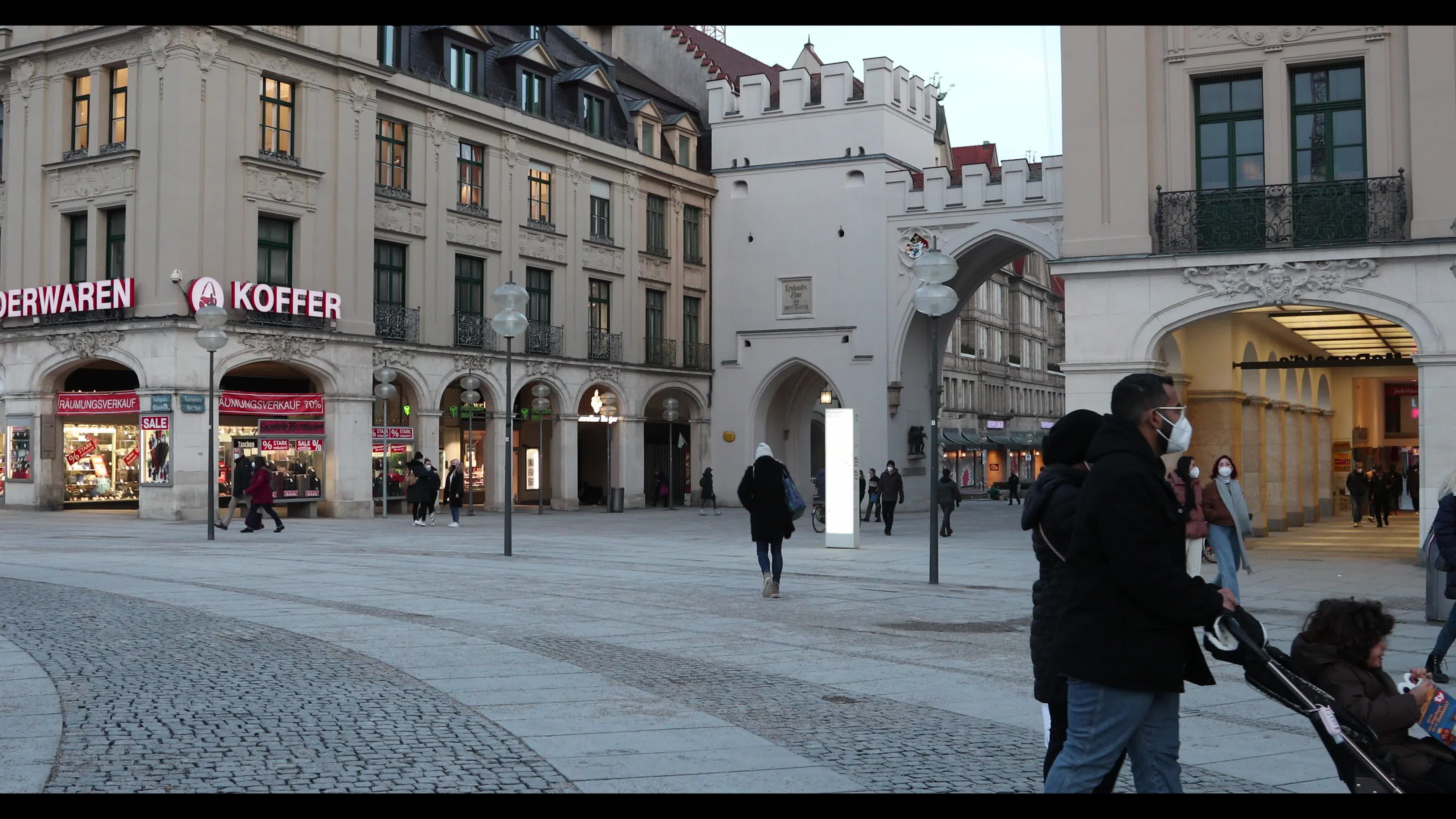 Coronavirus lockdown in Munich, Germany
