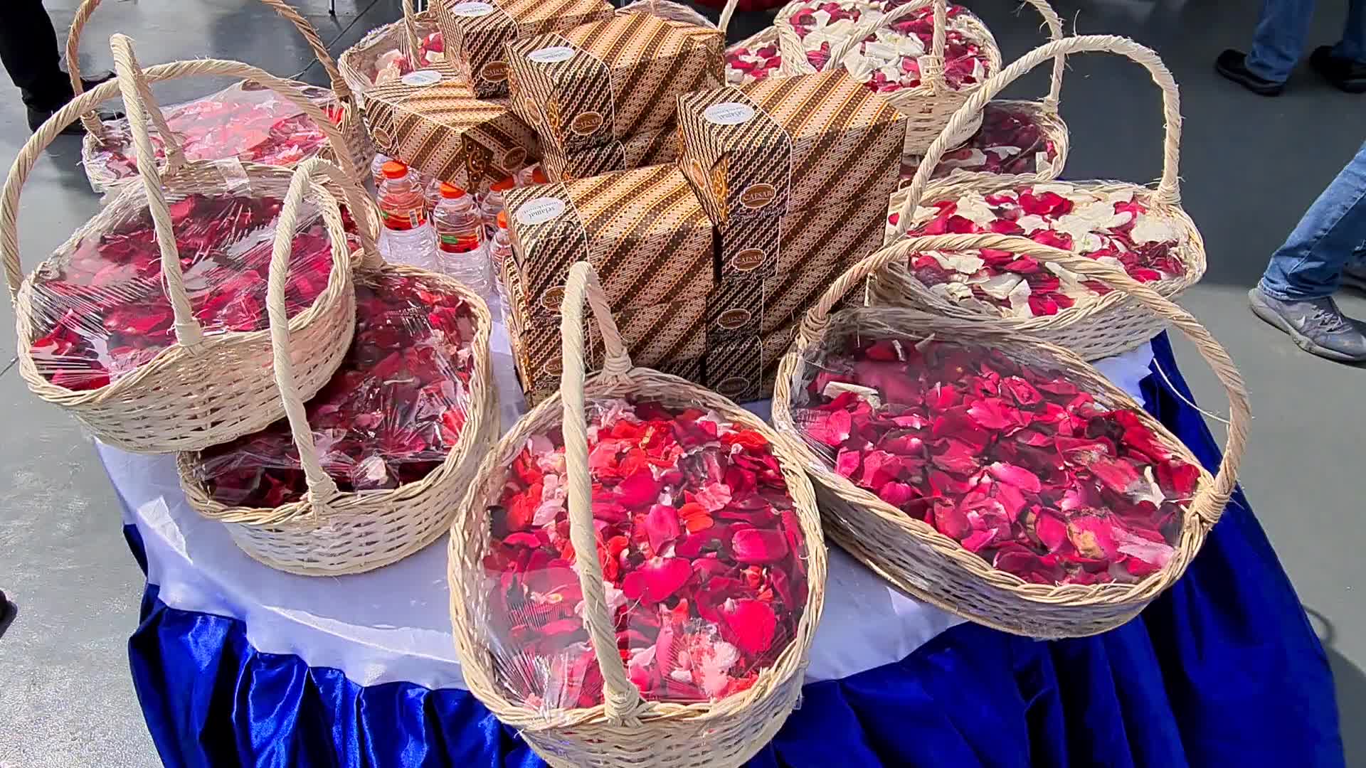 Floral tribute to plane crash victims of Sriwijaya Air Flight