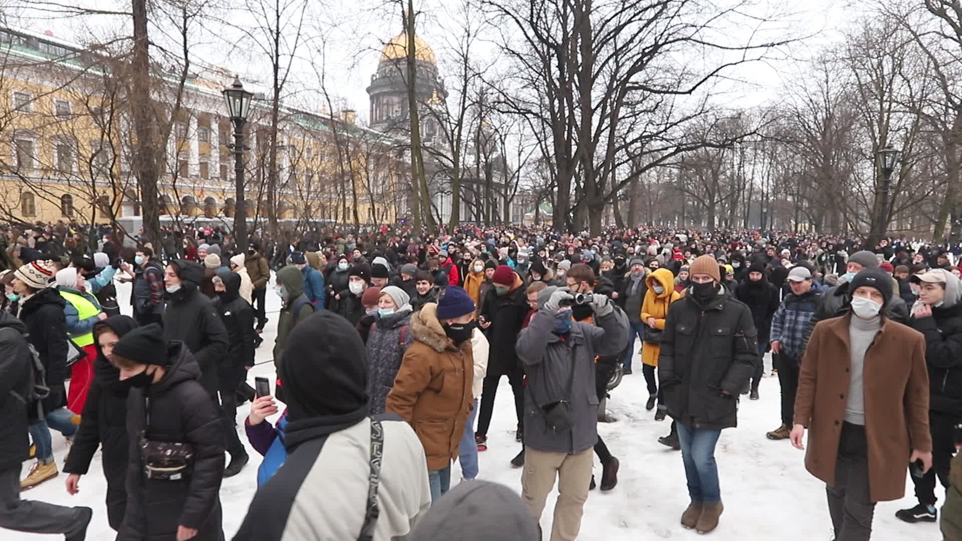 Pro-Navalny ralliy staged in Russia