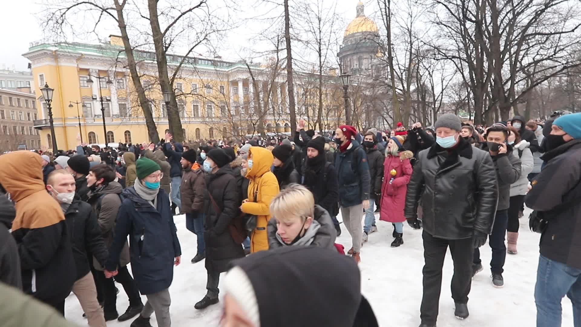 Pro-Navalny ralliy staged in Russia